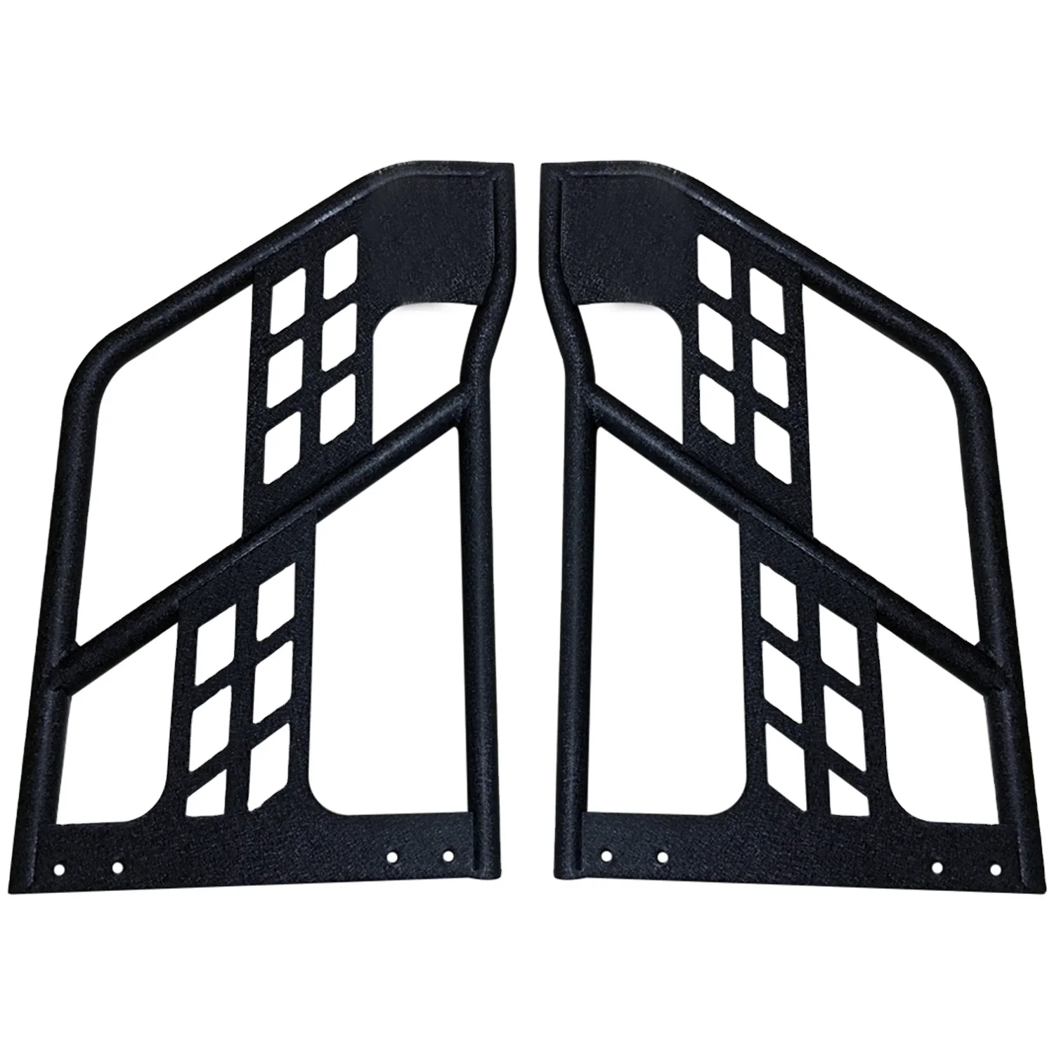 Door For 2 Doors TUBE Tubular Safari Steel Doors With Mirrors 4x4 0ffroad For Jeep W Rangler JK 07-17
