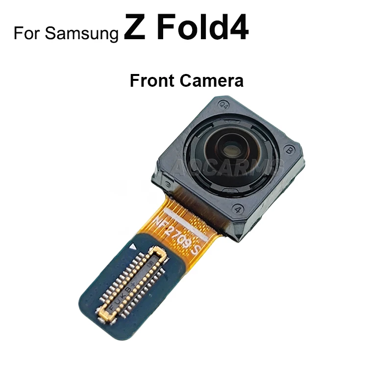 Aocarmo 4MP 10MP Inner And Outside Camera For Samsung Galaxy Z Fold 4 Front Facing Camera Module Flex Cable Replacement Parts