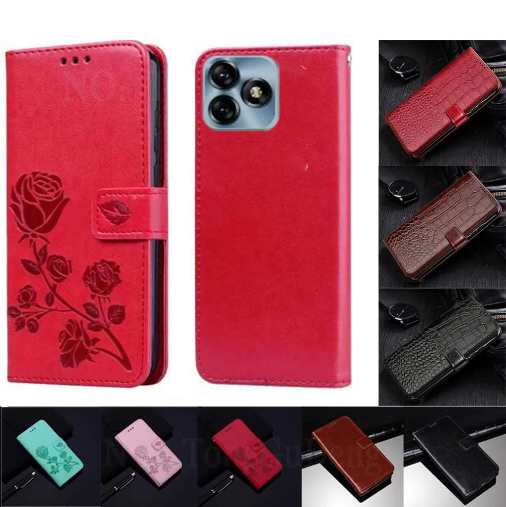 Dla HOTWAV Note 15 6,56 "HOTWAV Note 15 portfel etui wysokiej jakości skórzane etui z klapką ochronna na telefon