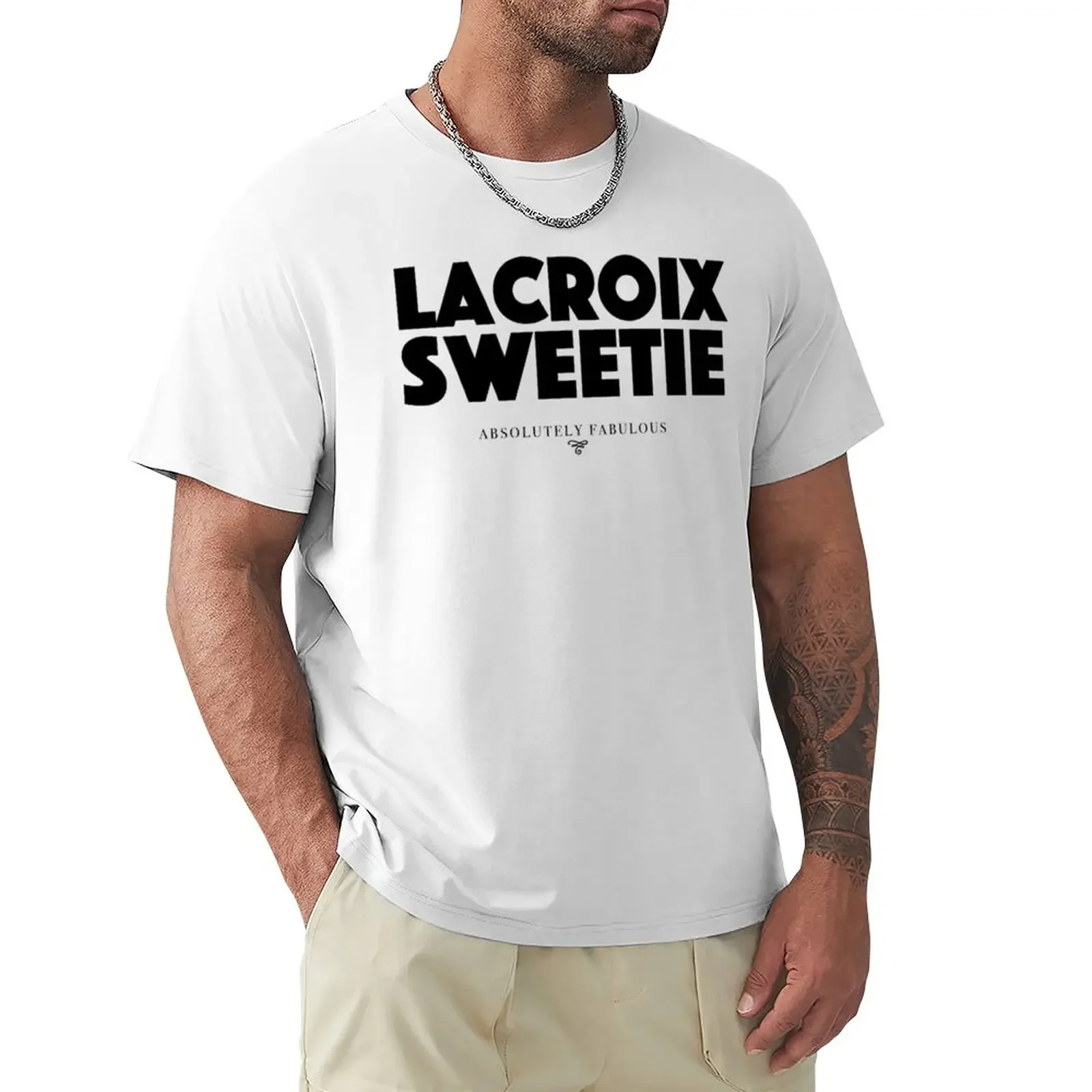 Absolutely Fabulous - Lacroix Sweetie Fitted Scoop T-Shirt anime Aesthetic clothing funnys mens t shirt