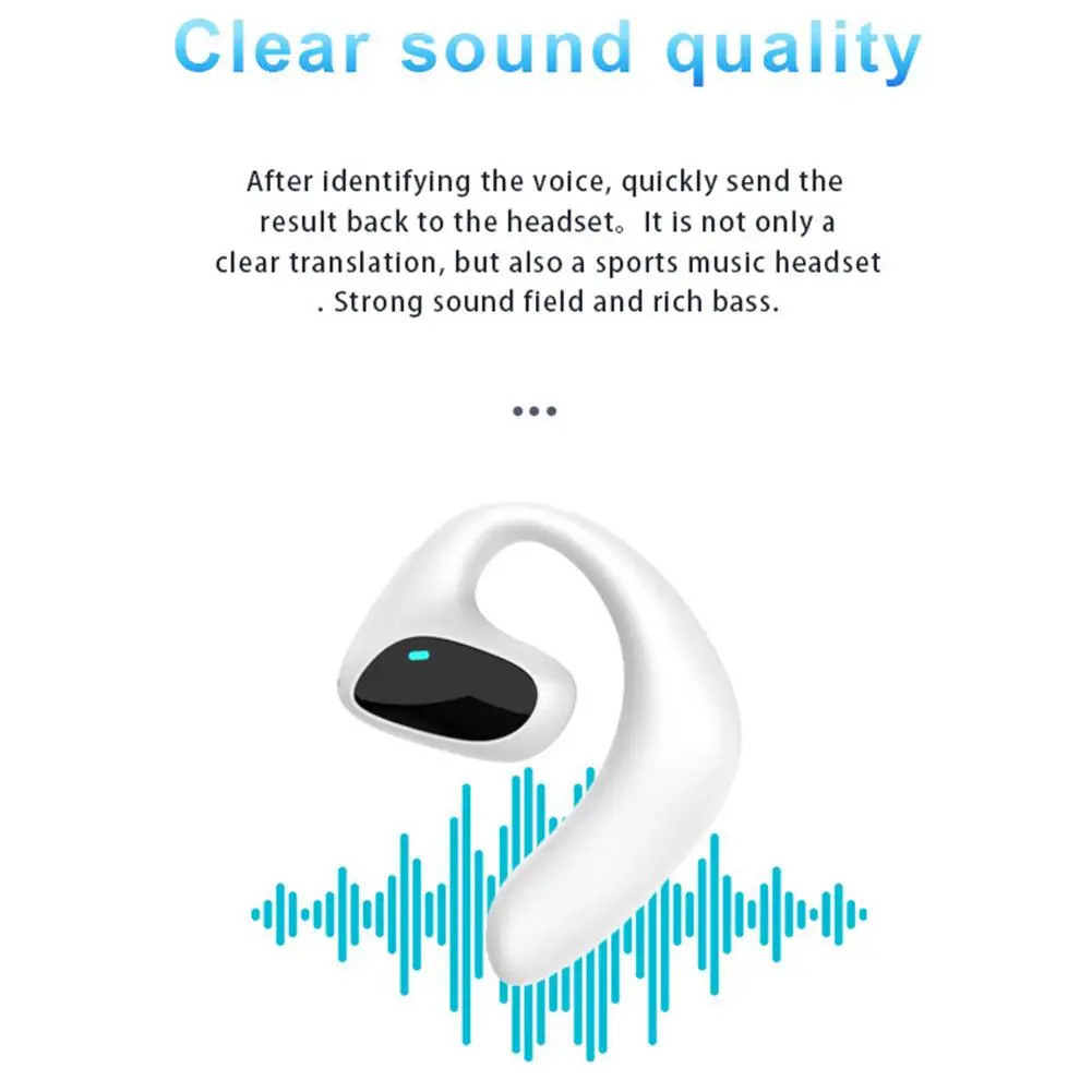 

Bt5.1 Translation Earphones Fast And Accurate Translation Of 144 ​​noise Reduction Languages Pure Simultaneous Enjoy M9x5