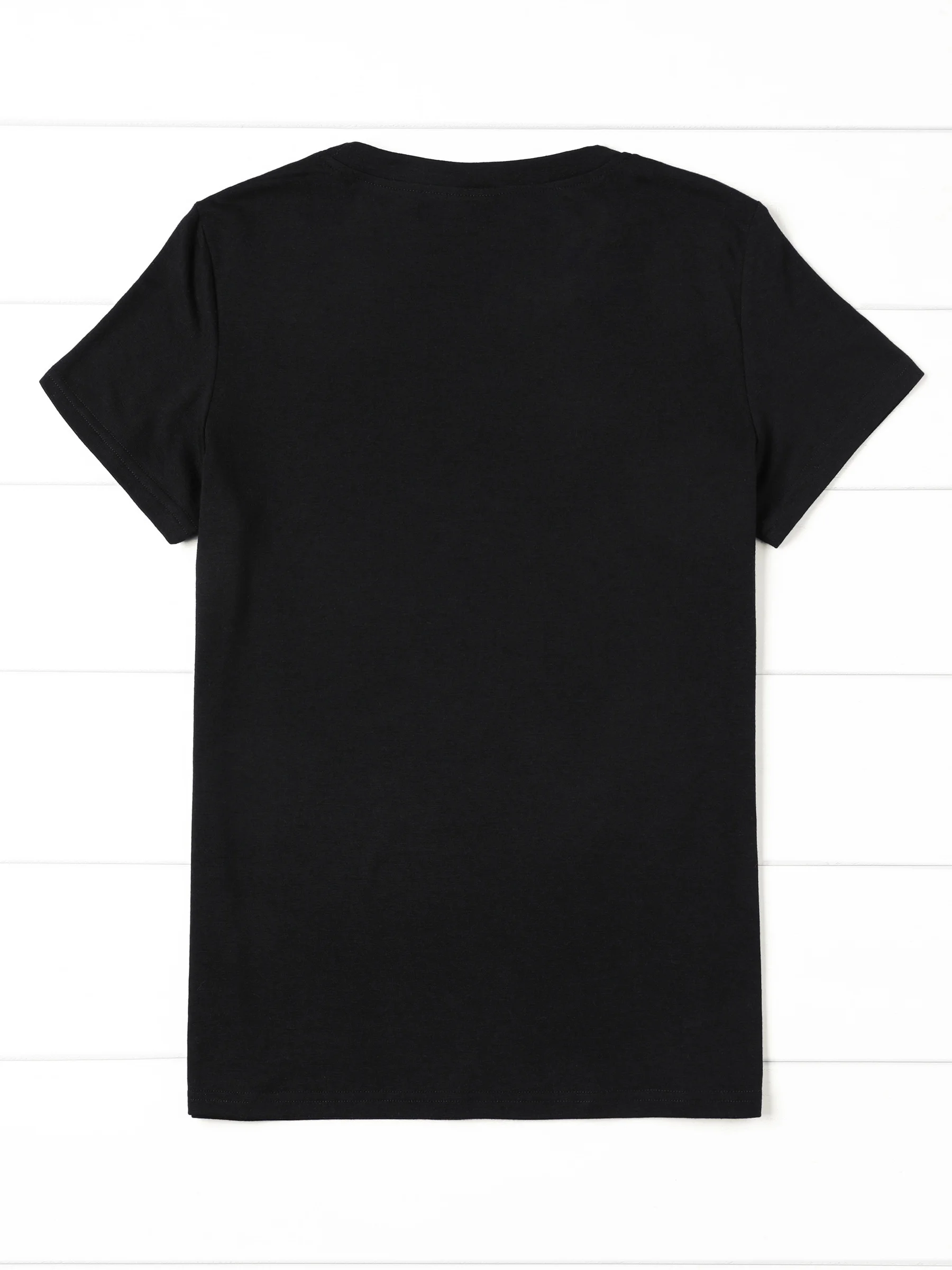 Camouflage Lips Women's Tee, Camo Print Black Casual Top