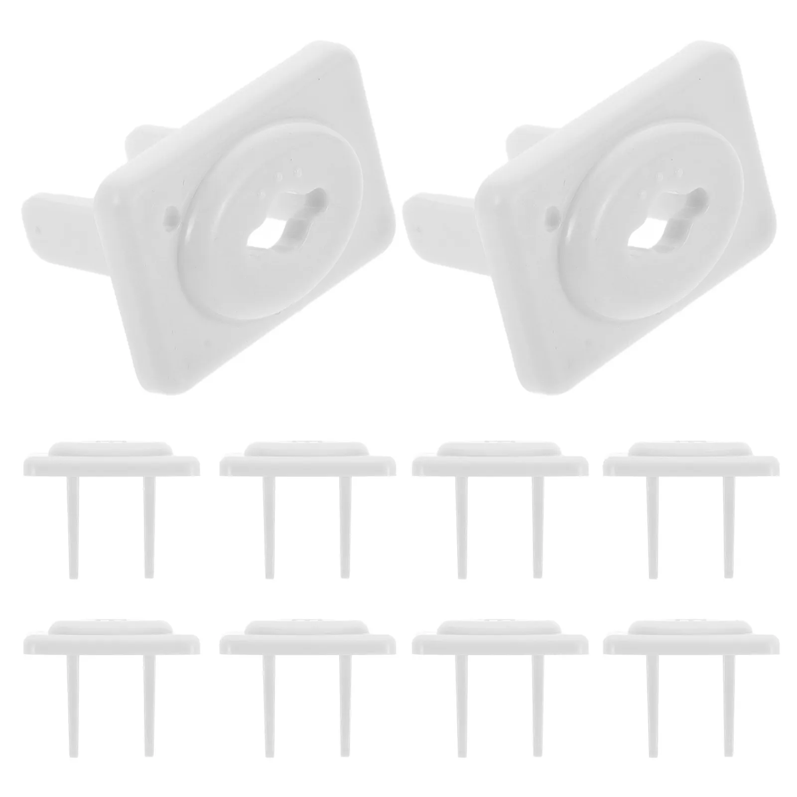 

10pcs Socket Protection Cover Outlet Covers Safety Plug Protector Electrical Safeguard Baby Proofing Kit Abs Material