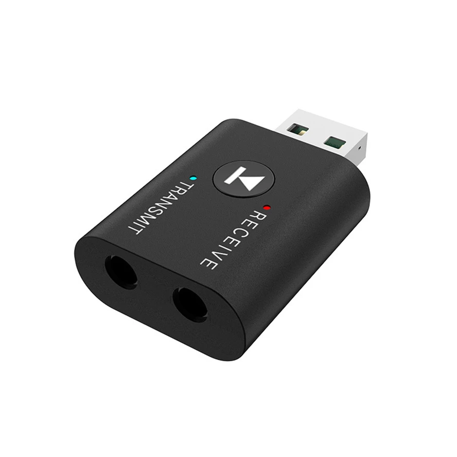 Adattatore Bluetooth 5.0 USB 2-in-1: Ricevitore E Trasmettitore Audio 3,5 Mm Per Auto E Casa