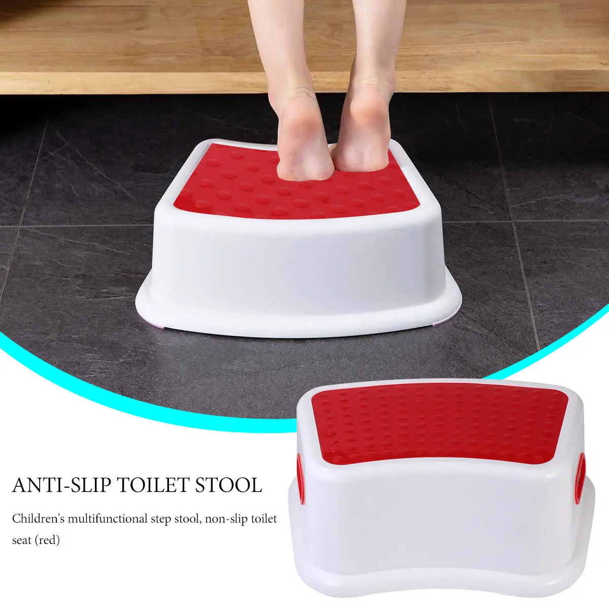 foot-stool-red-kid-child-step-for-toddler-stools-kids-bathroom-sink-children-pp