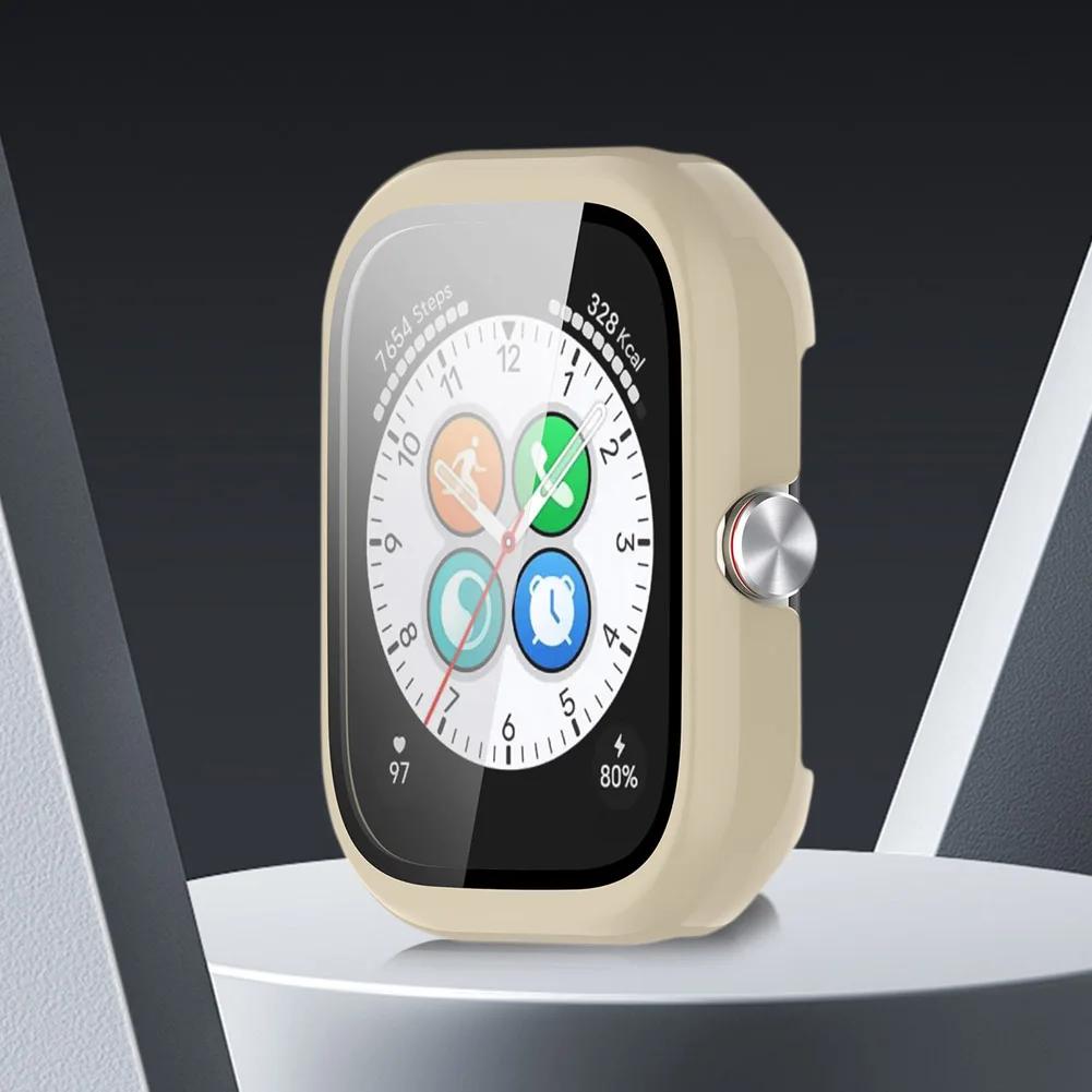 

PC Watch Case with Tempered Glass Screen Protector Anti-Fall Watch Screen Protector for Honor Choice Haylou Watch