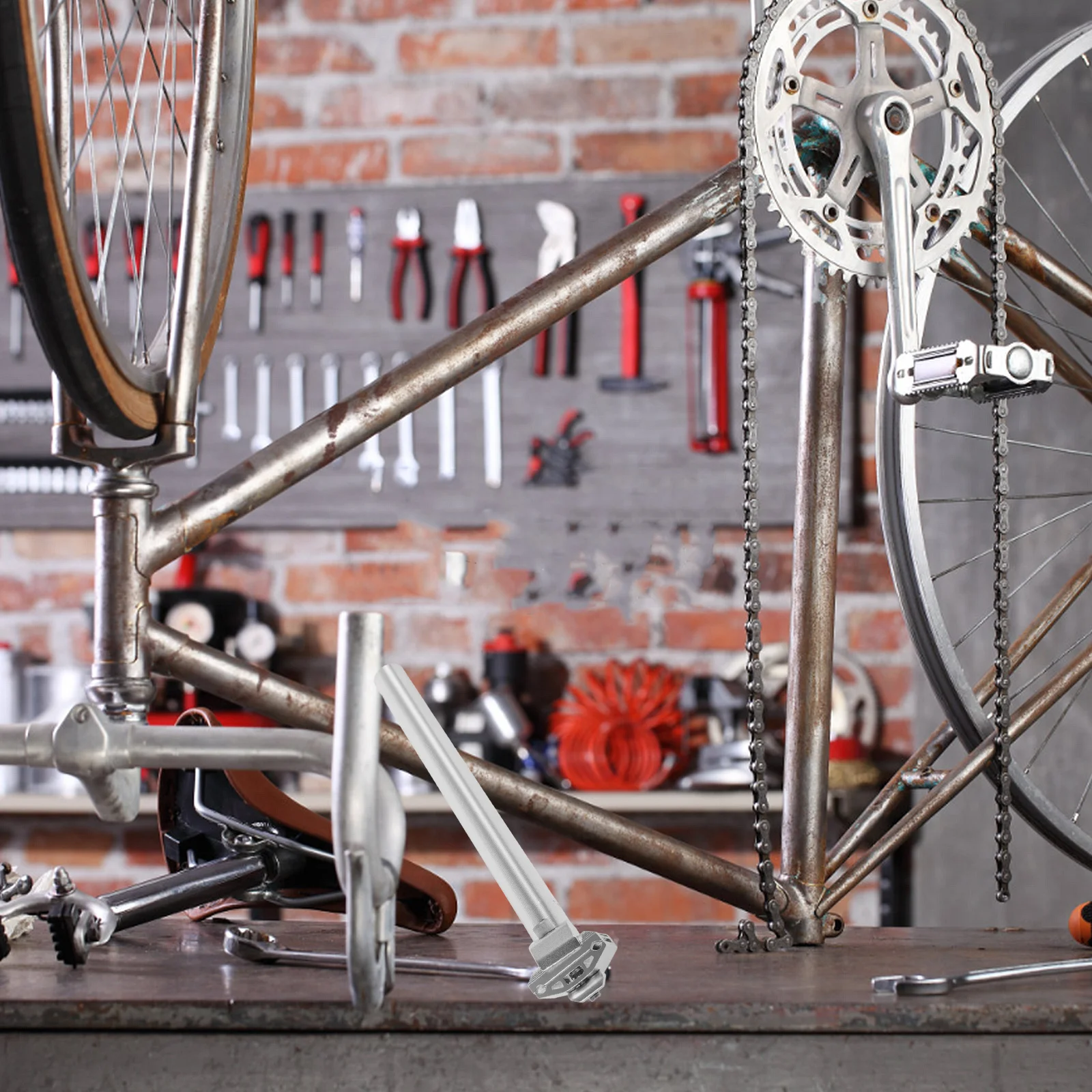 

Bike Seat Post 27.2mm Aluminum Alloy Replacement Strong Wear Resistant for Road Mountain Track Bikes Universal Fit Seat Post