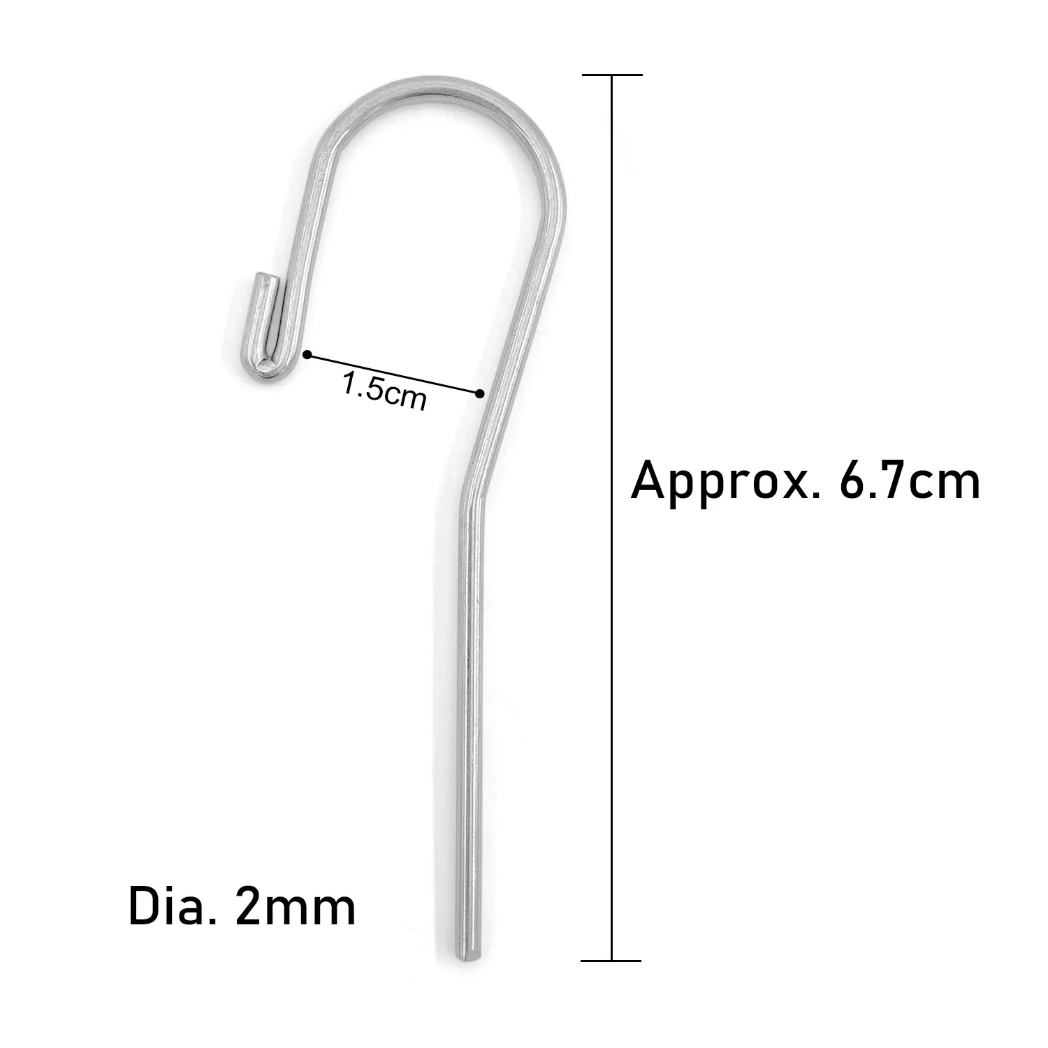 5 pcs SYNI Dental Endo Treatment Lip Hook Apex Locator 2MM Stainless Steel Dental Tools Tooth Root Canal Dentistry Accessory