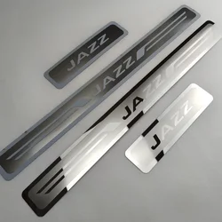 For Honda JAZZ 2020 2021 2022 Auto Styling Accessories Door Sill Scuff Plate Kick Guard Pedal Threshold Step Protector Stainless