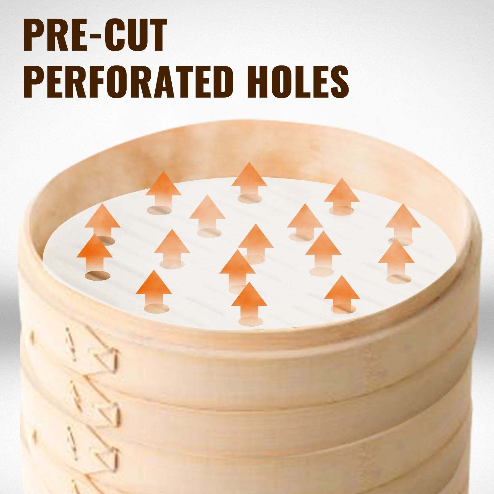 VEVOR 500Pcs Burger Patty กระดาษกระดาษซับมันสำหรับแฮมเบอร์เกอร์กด100มม.130มม.เกรดอาหาร Nonstick พายเนื้อเครื่องมือ