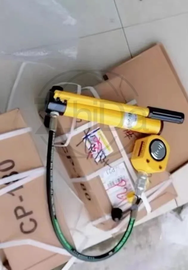 Ultra-Thin Separated Hydraulic Jack Cylinder, Extended Hydraulic Ram, 5T 20T 30T 50T 100T 200T Industrial Lifting Tool