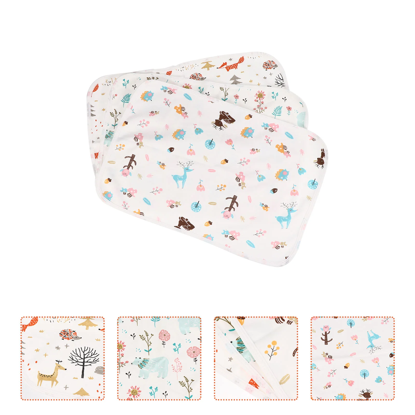 3 Pcs Pure Cotton Urine Pad Children's Mattresses Waterproof Changing Pads & Covers Diapers Urinal Baby Washable Infant