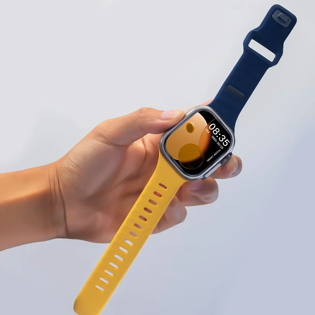 Kreatives Schrägband für Apple Watch 49mm 42 40 44 38 41mm Silikonarmband für iWatch Series 11 10 46mm 9 8 7 6 5 4 SE – Detail 10