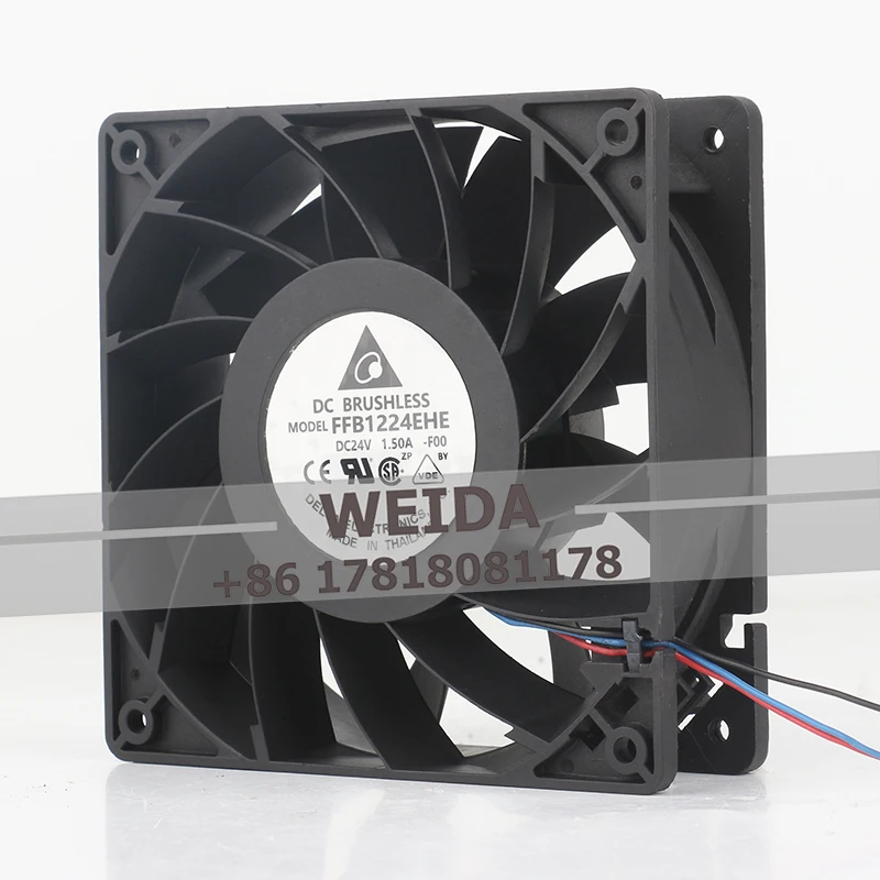 Delta DC24V 1.50A 12CM High air Volume 120x120x38MM FFB1224EHE-F00 Inverter PWM Speed Regulation Cooling Fan
