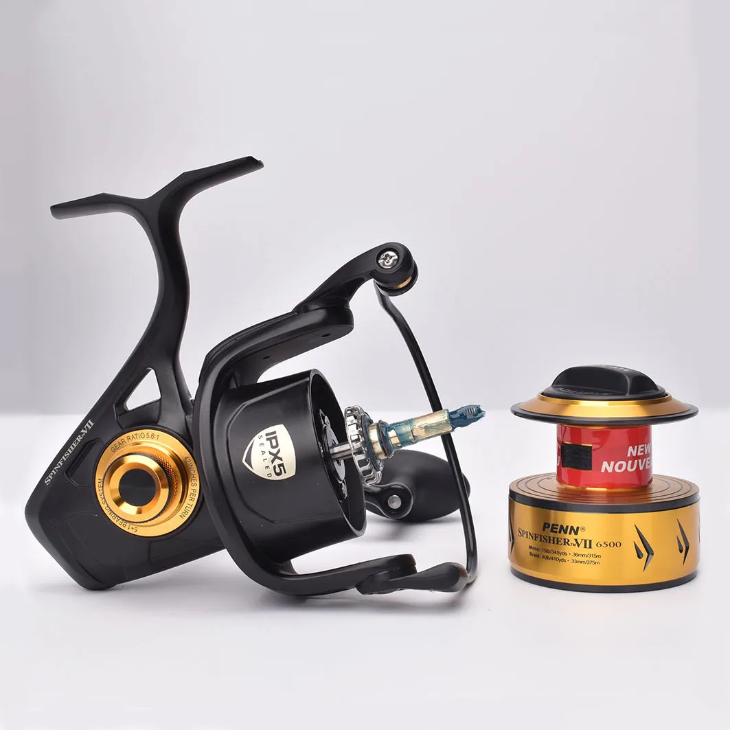 PENN SSVII Fishing reel 7500/8500/9500/10500 Corrosion protection Seawater spinning wheel Max 13kg 4.7:1/4.2:1 Sea Spinning Reel