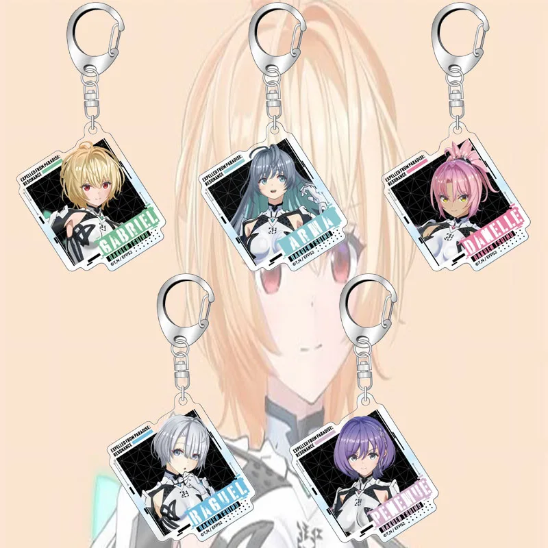 Expelled from Paradise: Resonance 6CM Creative Acrylic Keychain Cartoon Character Keyring Bag Hanging Charm Decor Gift Ornament