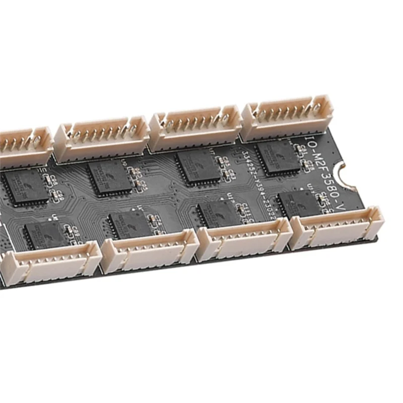 Efficiente scheda di espansione seriale RS232 da M2 a 8 porte Scheda di espansione seriale da M2 a RS232 Riser Adattatore di espansione seriale RS232 a 8 porte