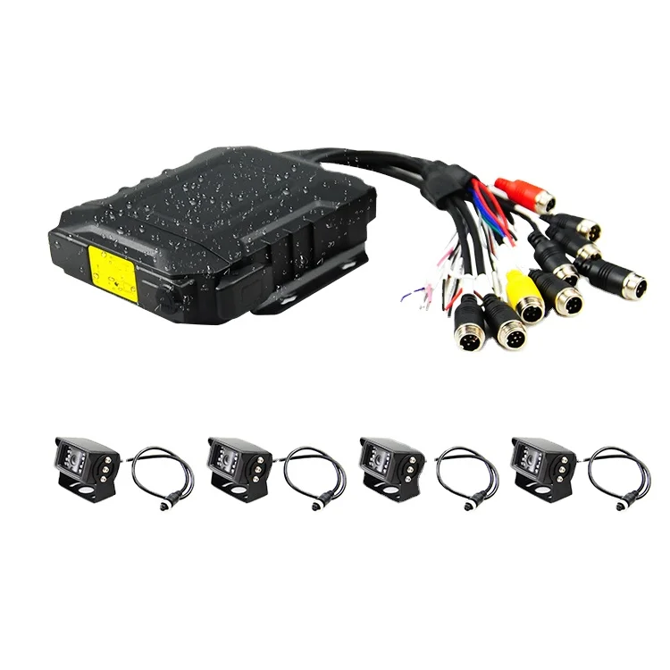 1080p 4ch Camera Vehicle Digital Video Tracking Recorder Alarm Mobile Dvr Kit Wifi Ssd Public Bus Car Vessel Waterproof 4g Mdvr