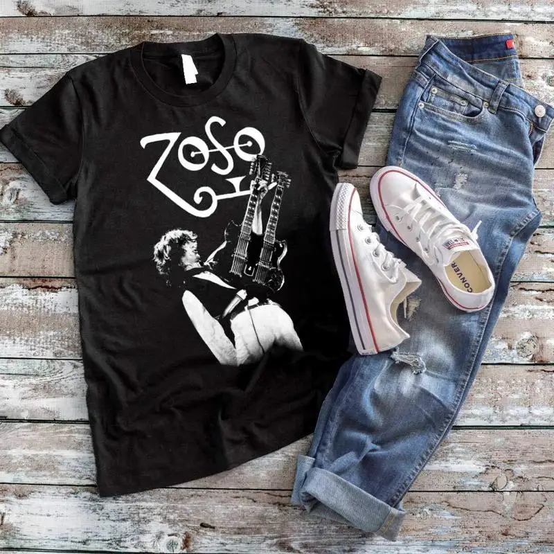Jimmy Page Zoso Rock Guitar T-Shirt