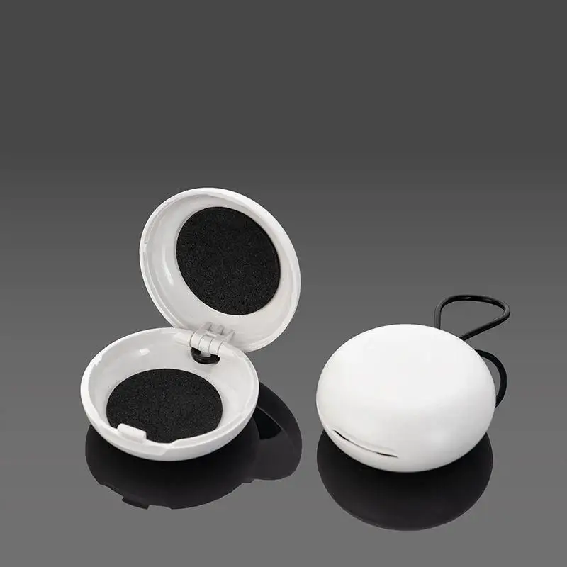 Earplug Case Mini Soundproof Round Plastic Portable Waterproof Storage Box for Hiking Business Travel