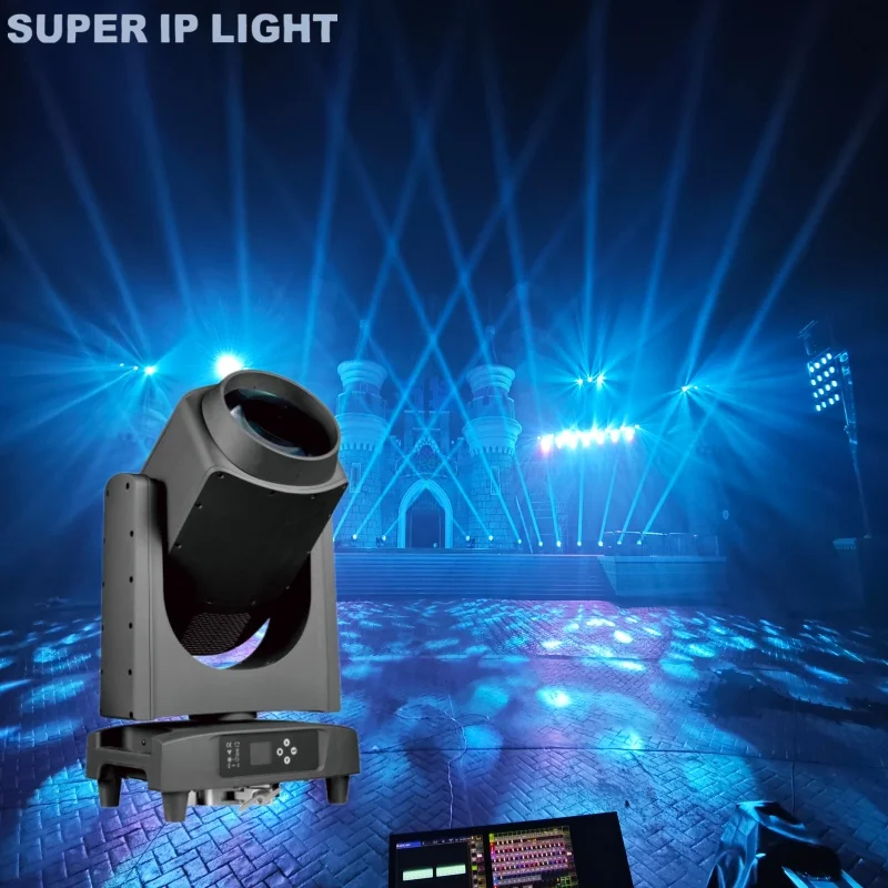 300W Laser Beam Moving Head Light Waterproof IP65 Carbon Fiber Housing Outdoor Stage Light OEM Made To Order 30 Days