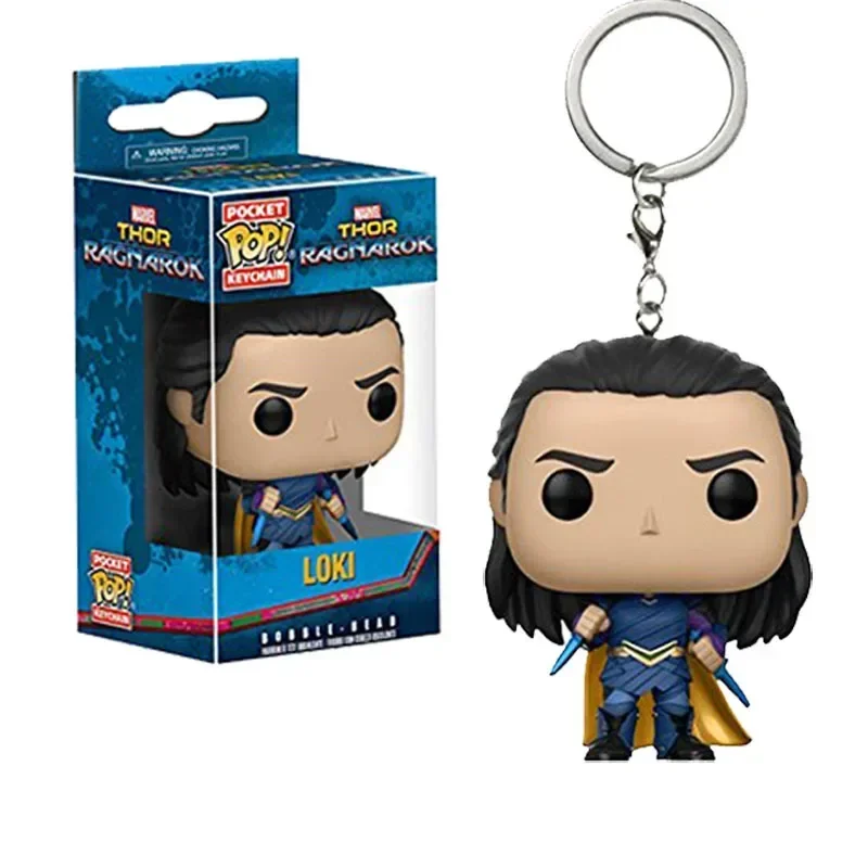 FUNKO Pop Marvel Hero THOR HULK LOKI Pocket pop брелок ПВХ экшн виниловая фигурка Коллекция Модель игрушки для детей