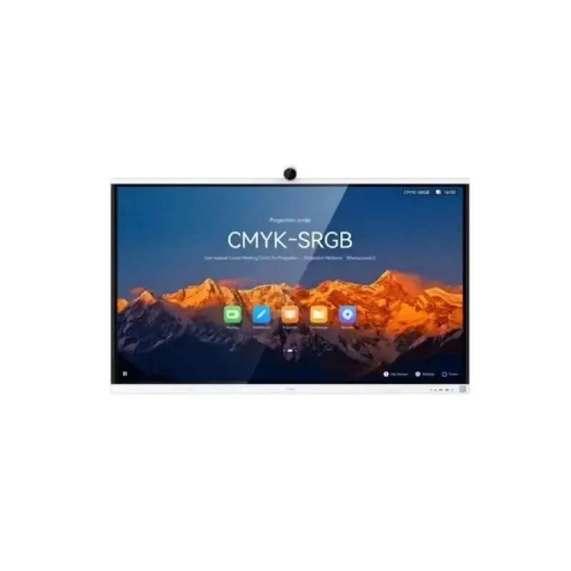 75 Inch 4K UHD Interactive Touch LED Display, Crystal Clear Panel for Indoor Teaching, Conference and Interactive Commercial Use