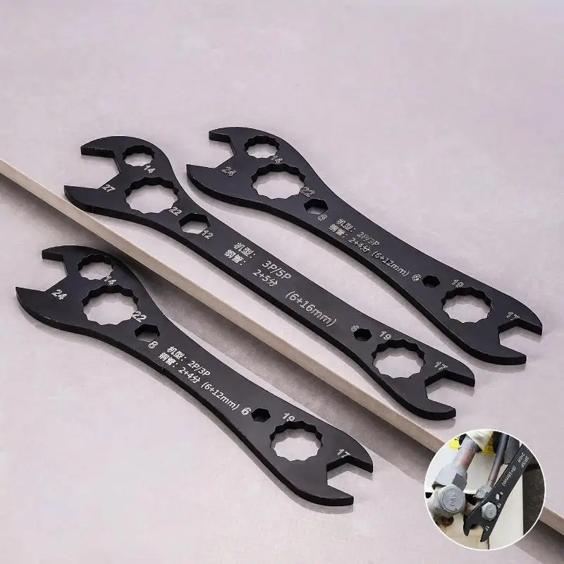 1Pcs Multi-Function Double-End Fixed Wrench Air Conditioner Wrench Open End Wrench Set Ultra-Thin Flat Wrench Tool