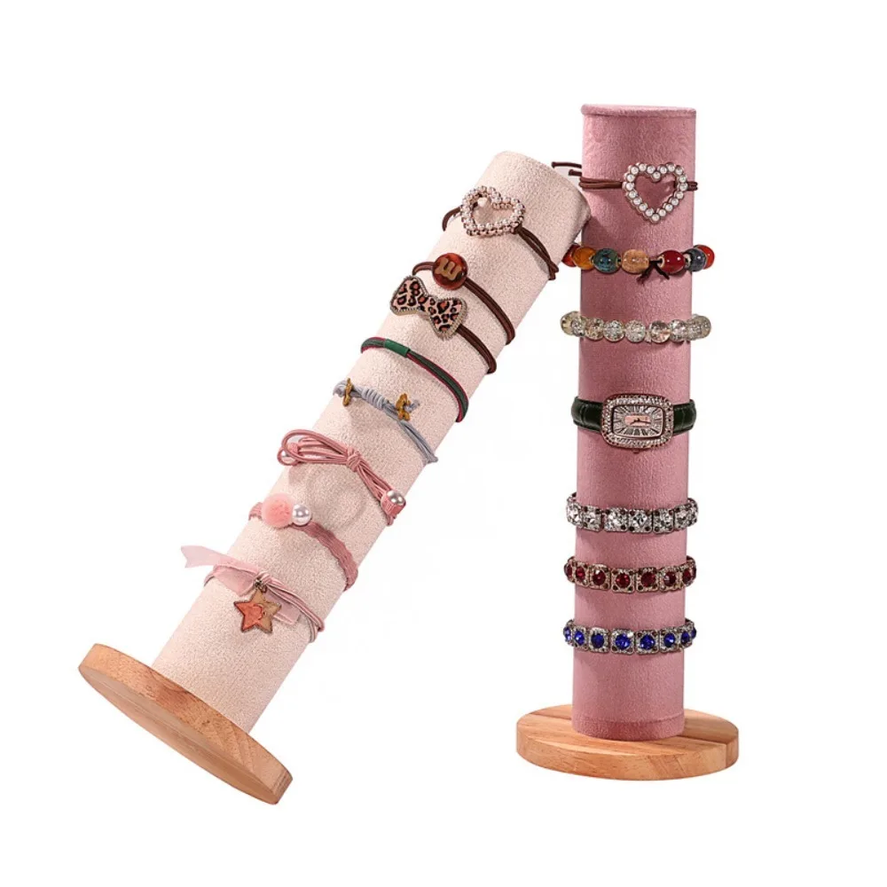 

Stylish Bracelets Hand Organizer Hairband Display Jewelry Box Velvet Display Rack Bangle Scrunchie Jewelry Stand Holder