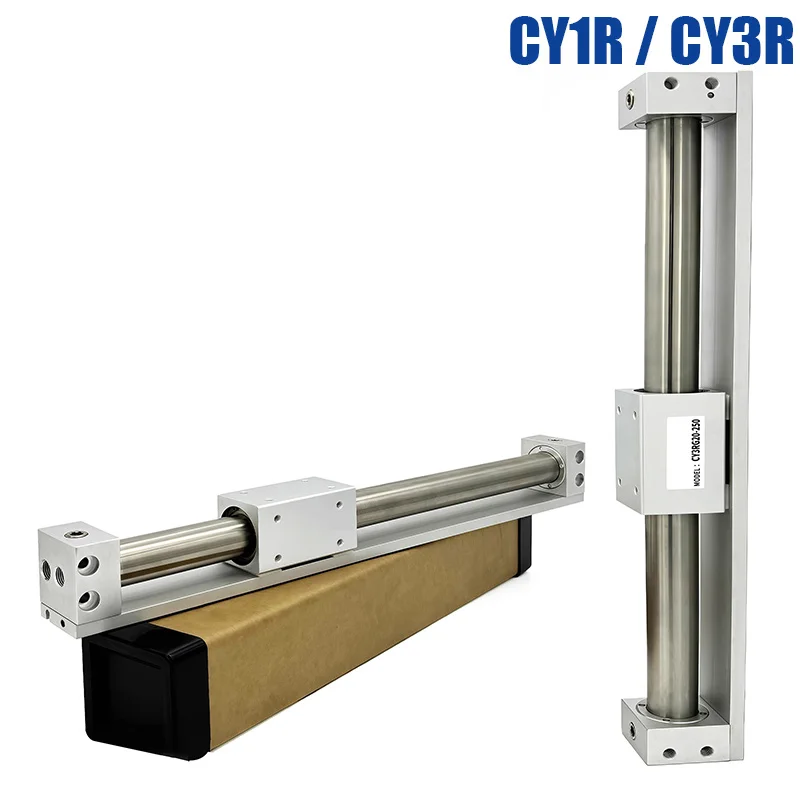 CY1R CY3R SMC Magnetically Coupled Rodless Cylinder Direct Mount Type CY1R6 CY1R10 CY1R15 CY1R20 CY1R25 CY1R32