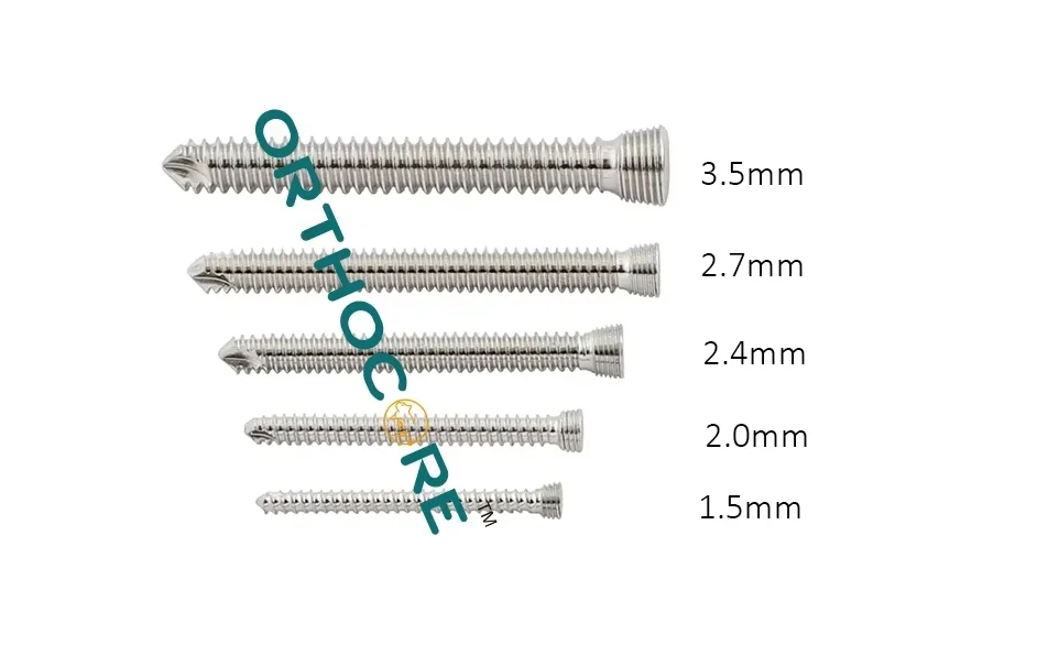 2.4MM Stainless Steel Locking Screws LCP Veterinaria Pets Orthopedic Surgical Instruments Tools Manual Power Medical Supplies