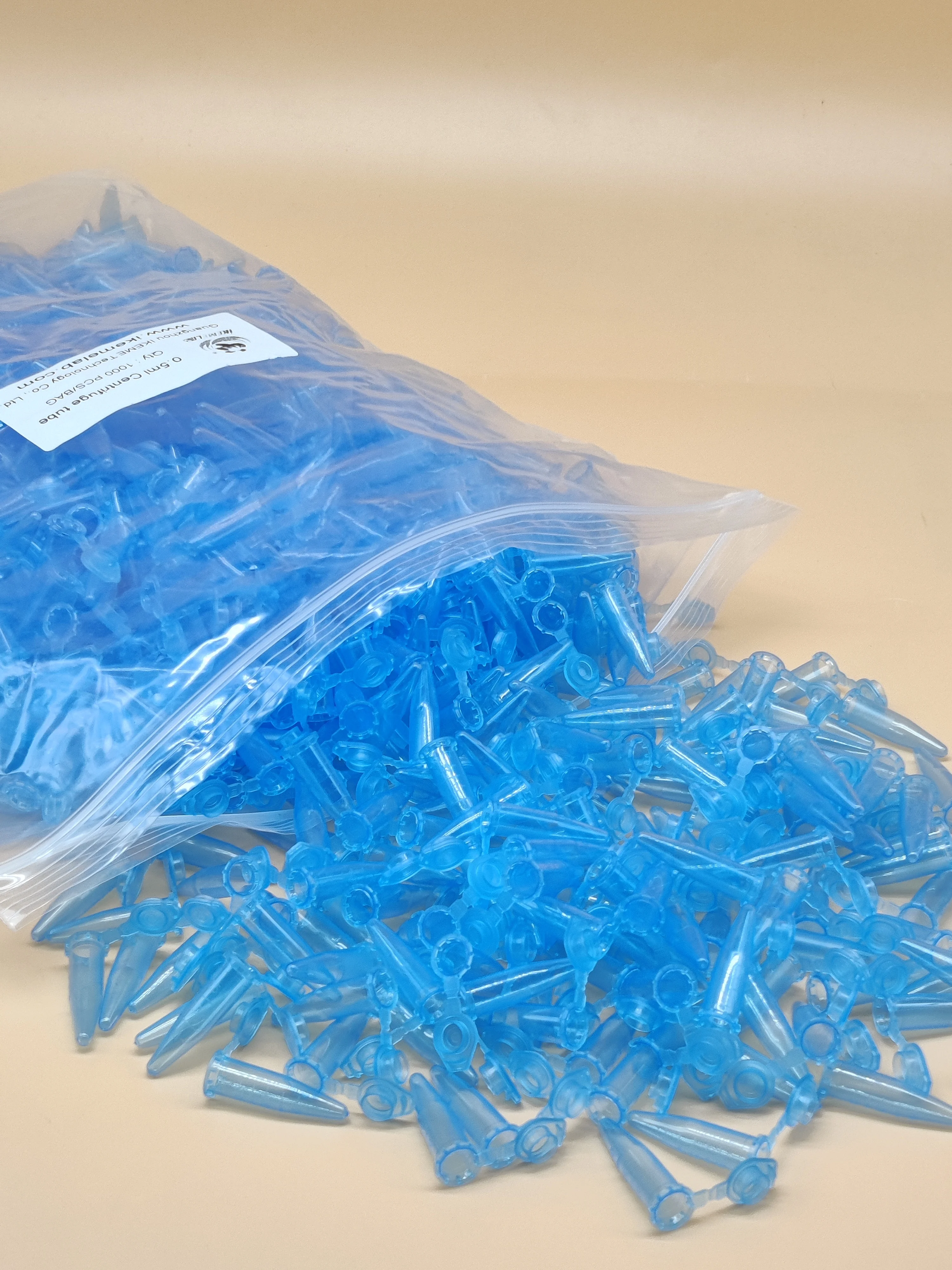 IKEME 500Pcs/bag Centrifuge Tubes 1.5ml Microcentrifuge Colourful Centrifuge Tubes With Cap And Bottom Scale