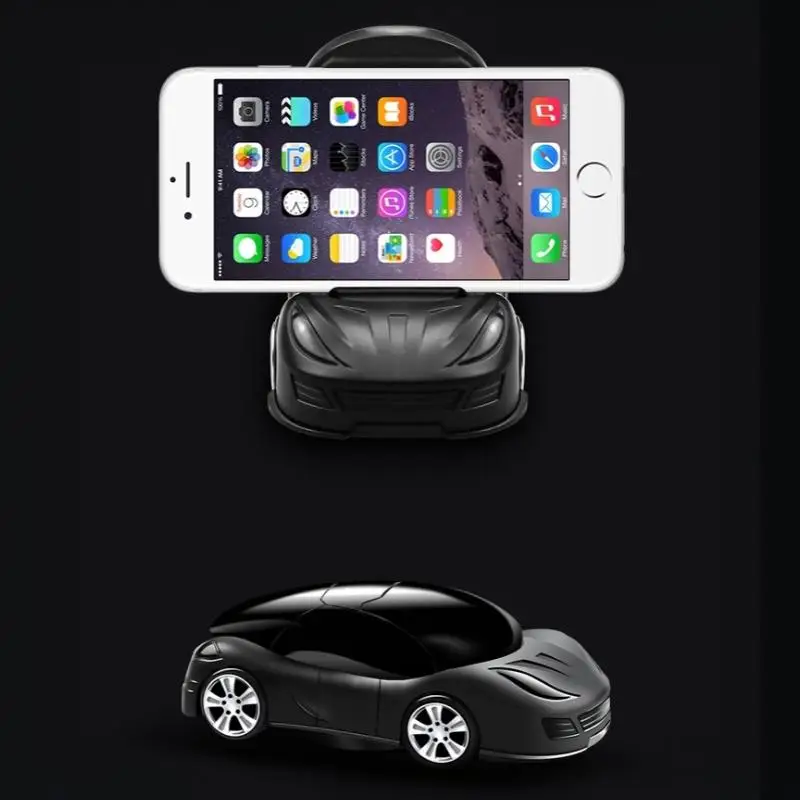 Universal Car Dashboard Phone Holder 360° Rotation Foldable Bracket for Long Distance Driving GPS