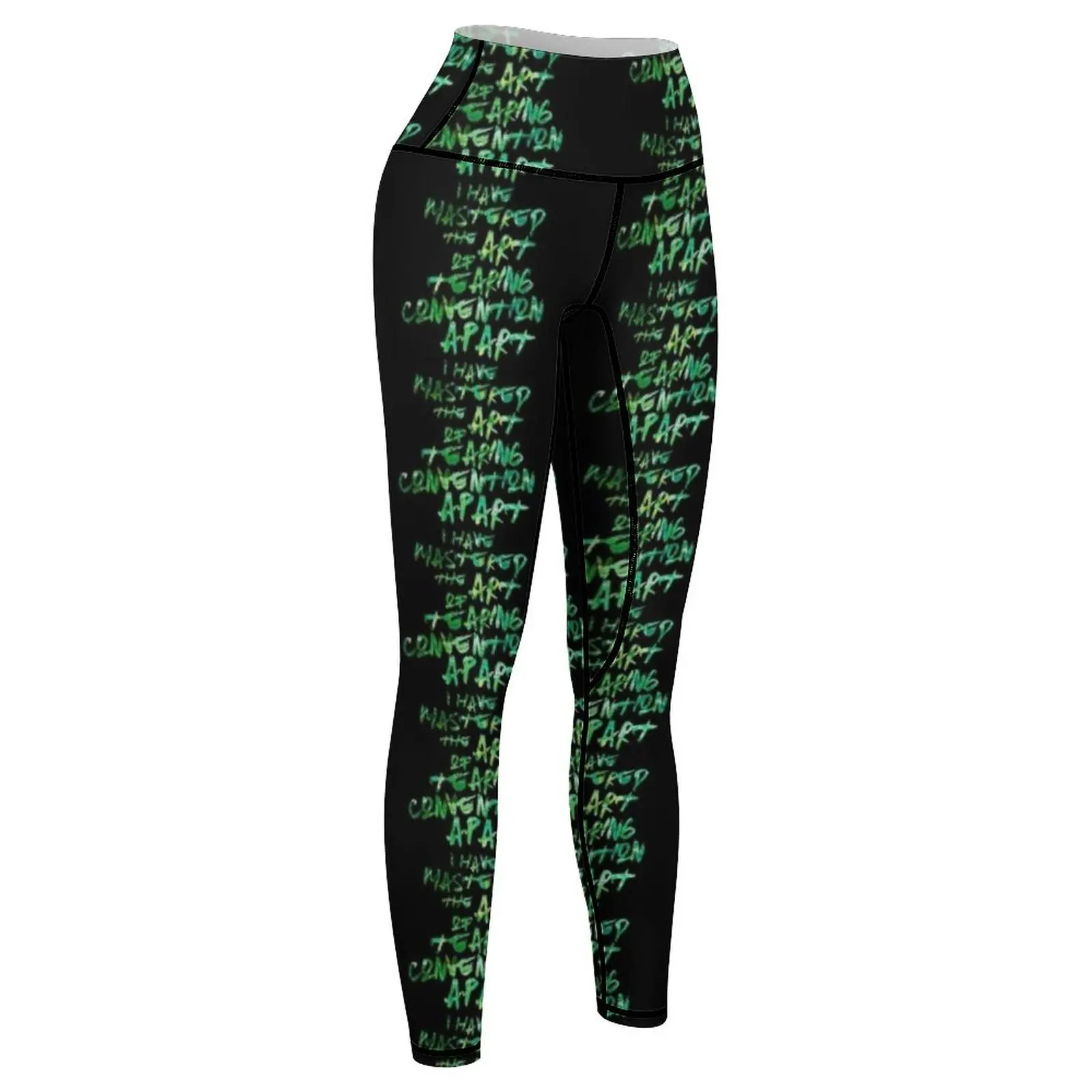 I have mastered the art of tearing convention apart Leggings sports shirts gym Sports pants woman Womens Leggings