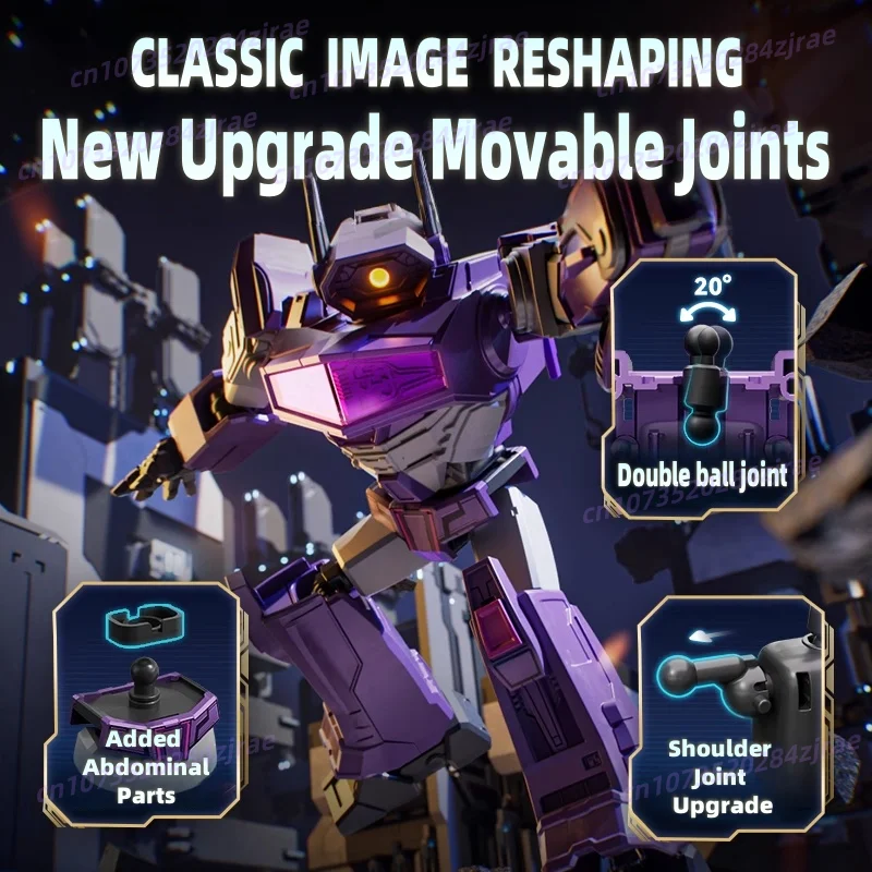 BLOKEES Transformers Building Blocks GALAXY VERSION 7 Movable Models Megatron Soundwave Assembled Children's Day Gifts