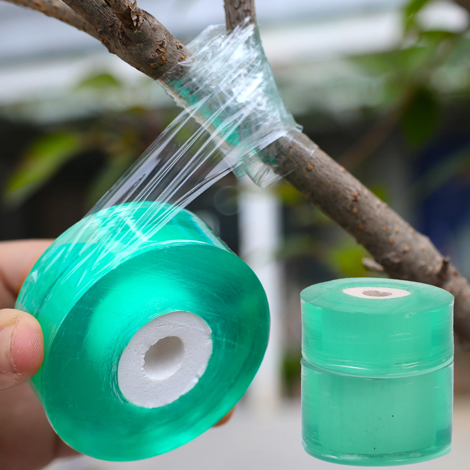 Self-adhesive Grafting Tape Stretchable Plant Support Nursery Seedlings Vine Tomato Grafting PE Films Garden Fruit Tree Tapes