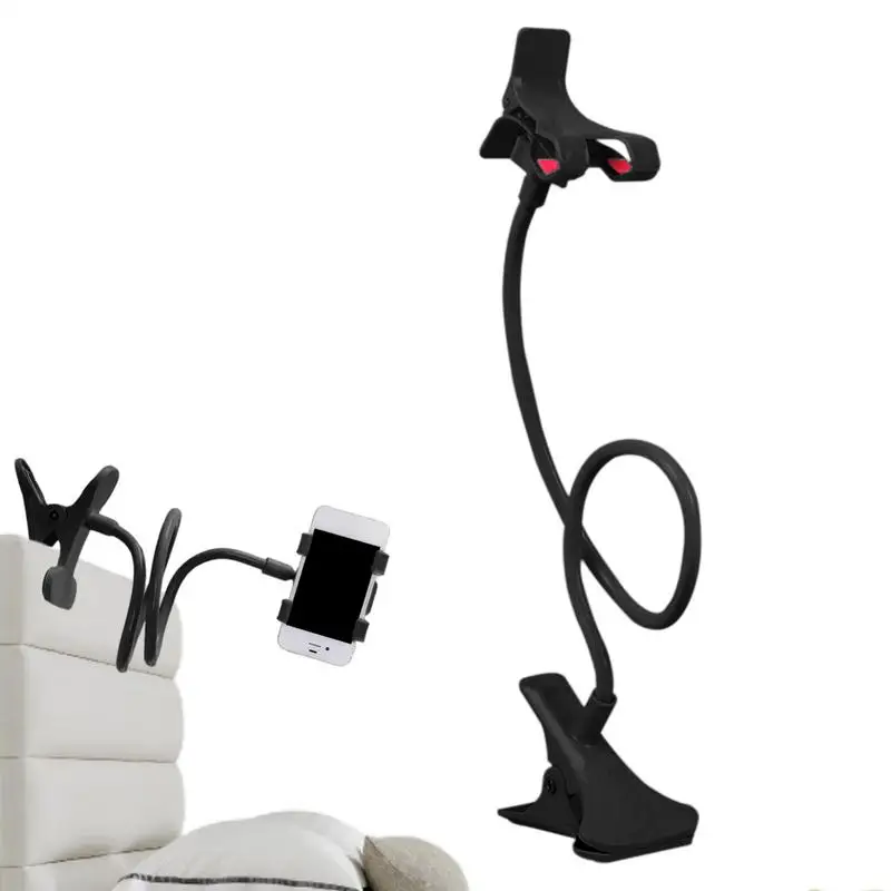 

Universal Lazy Mobile Phone Gooseneck Bracket Elastic Bed Table Clamp Lazy Bracket Bedside Mobile Phone Desktop Tablet Stand