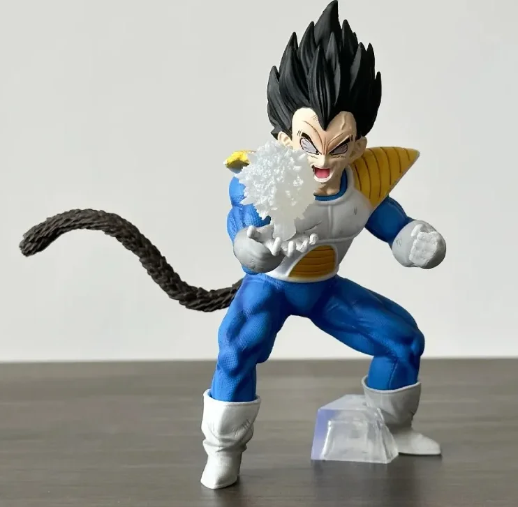 17cm anime dragon ball z vegeta figura estátua vegeta com lua artificial pvc figuras de ação coleção modelo brinquedos presentes
