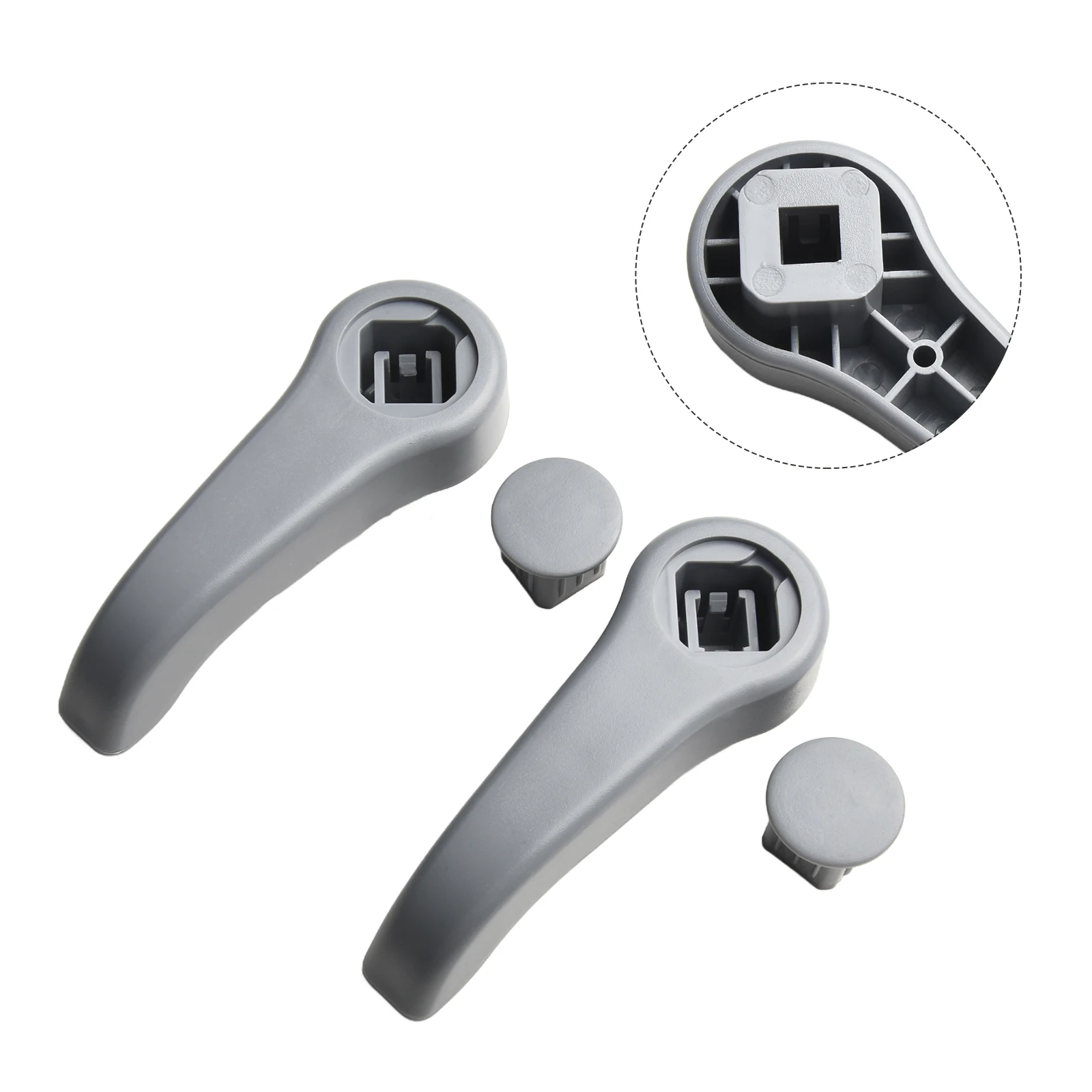 2pcs Auto Seat Adjustment Handles For RENAULT For Clio II 1998-2008 For Twingo 1993-07 ABS 7701209658 7701470827 Car Accessories