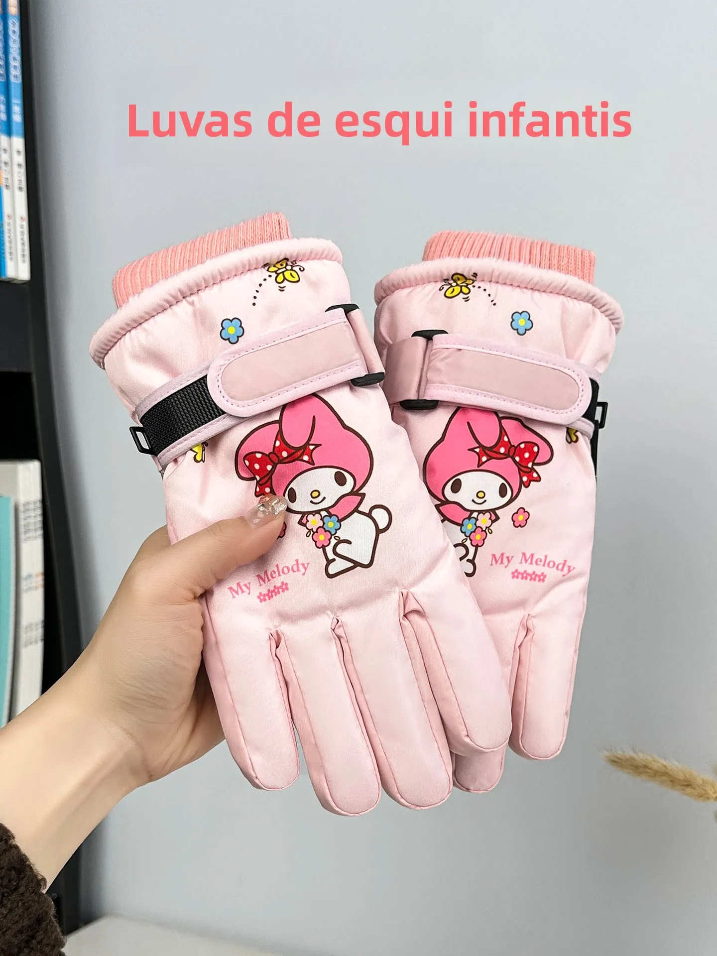 luvas-de-esqui-infantis-de-la-espa-sex-a-prova-de-vento-a-prova-d'agua-antiderrapantes-design-de-desenho-animado