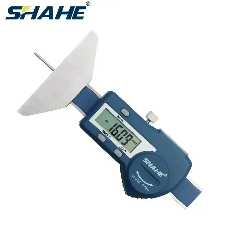 SHAHE Digital Depth Gauge 0-25mm/0-50 mm Tread Depth Gauge For Car Tire Digital Depth Calipers Measuring Tools