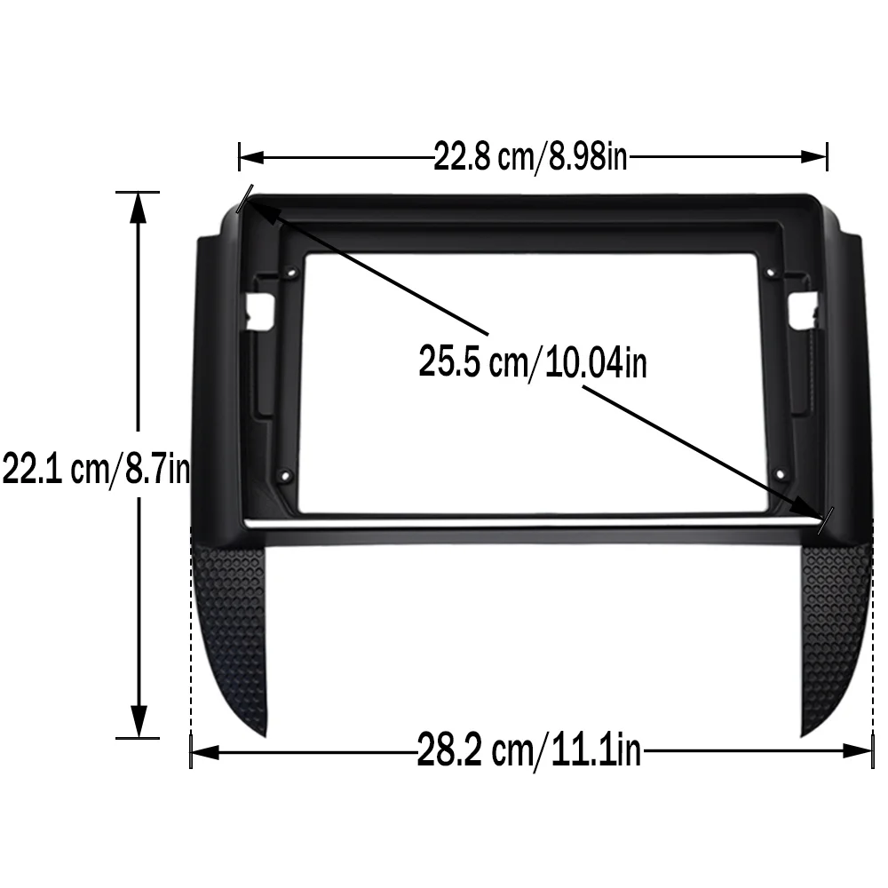 For Chevrolet AVEO 2004-2010 9INCH/LHD/RHD Car radio Dashboard Refitting Installation Frame Stereo Panel Dash Mount Kit Fascia