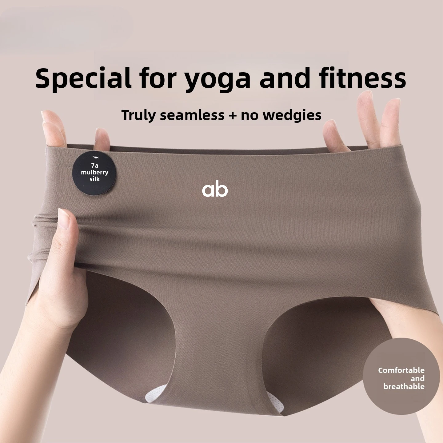 FallSweet 6PCS Seamless Mulberry Silk Women Panties Ultra Thin High Elastic Yoga Sports Invisible Soft Briefs Lingerie