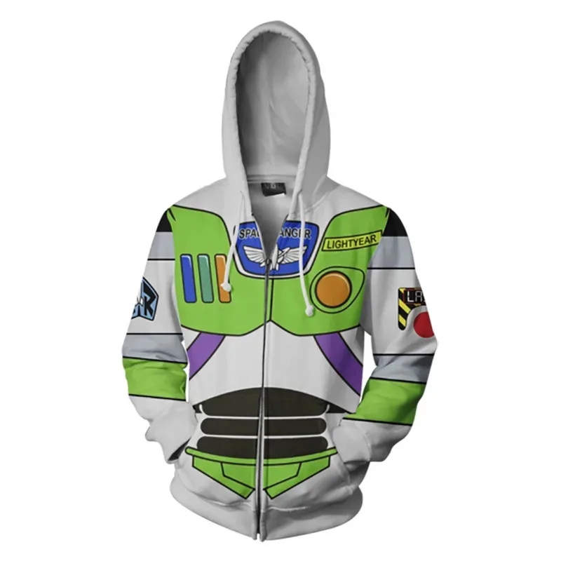 vivi 2025 Movie Toys Woodi Hoodies Adult Cartoon Hooded Sweatshirt with Zipper Men Loose Coat Pants Women Anime Suit Halloween P - view 5