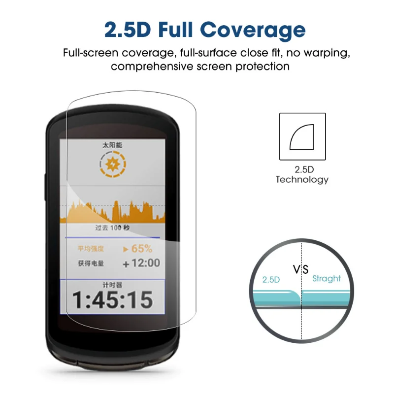 For Garmin Edge Explore 2 GPS Bicycle Stopwatch Screen Protector for Garmin Edge 1040 1030 820 830 840 520 530 Tempered Glass