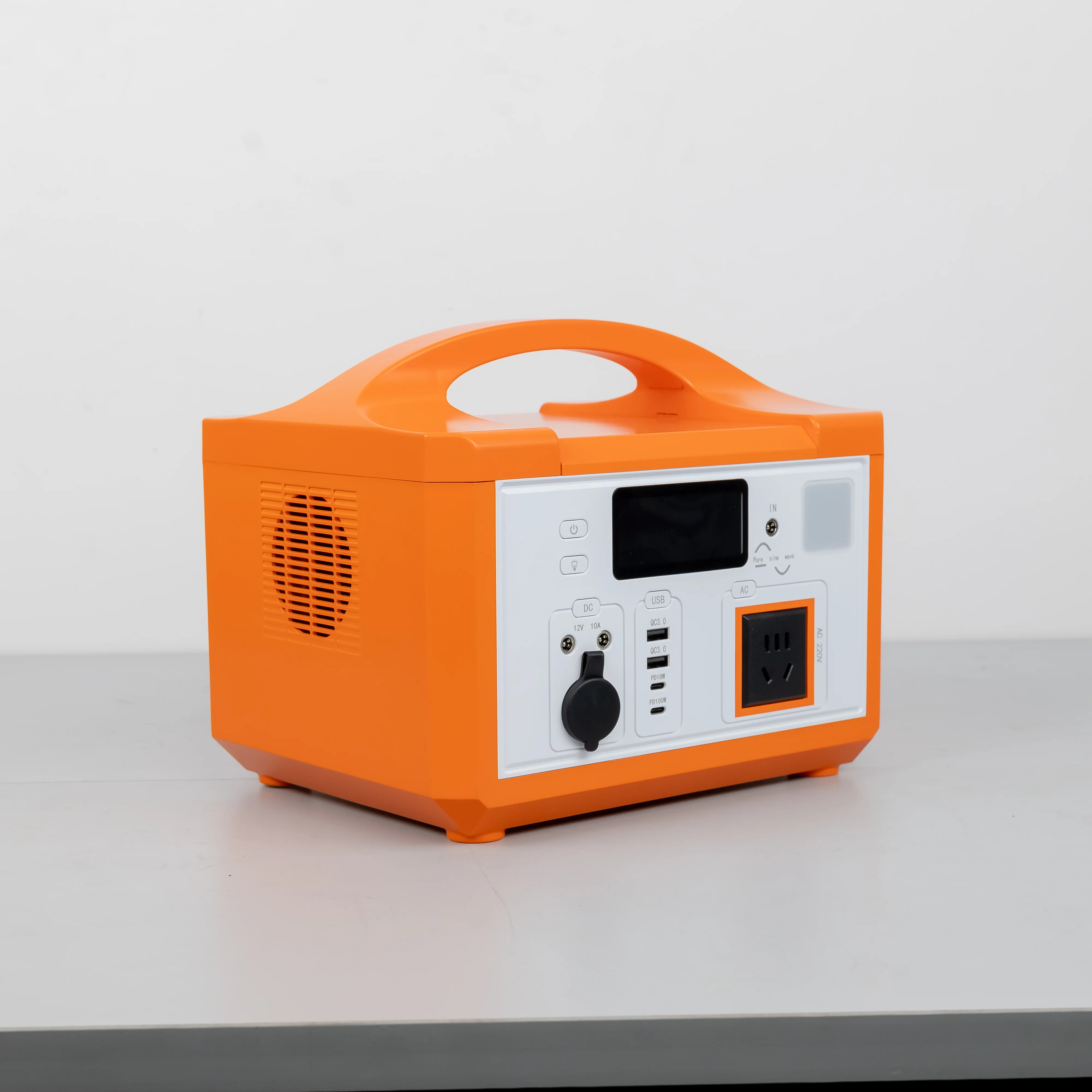 600W-2000W Waterproof Portable Solar Generator Outdoor LED Lighting Lifepo4 Battery Energy Storage Power Station