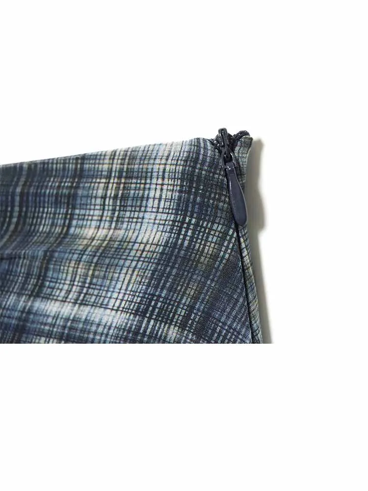 

HH New Woman Spring Fashion Gentle Asymmetrical Style Pleated Decoration Plaid Skirt Female Casual Commuting Versatile Skirt