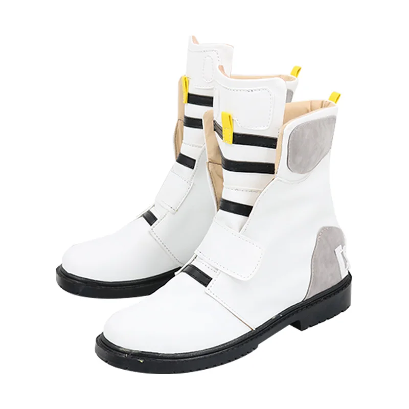 VALORANTE ‌ Scarpe cosplay Deadlock Stivali fatti a mano in ecopelle Stivali per feste di carnevale di Halloween realizzati su misura