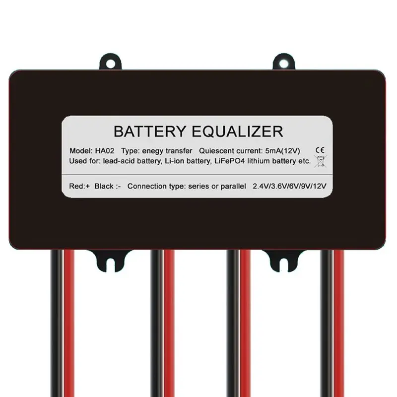 ABQU HA02 Battery Equalizer 10A Active Voltage Balancer Without Display for Li LiFePO4 LTO Lead Acid Battery