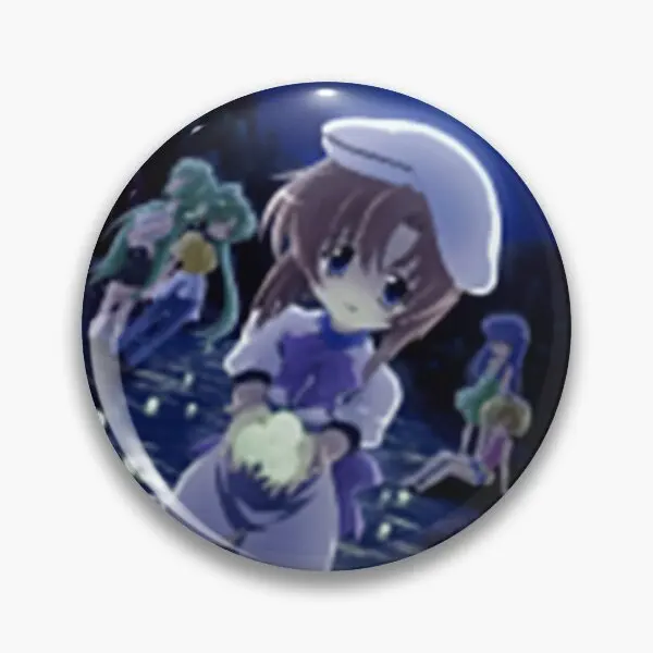 Higurashi When They Cry Poster  Soft Button Pin Metal Hat Cartoon Creative Clothes Badge Jewelry Women Lover Collar Decor